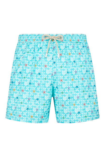 Kids Star Printed Swim Shorts